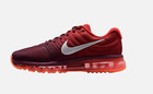Men s Nike Air Max 2017 Running Shoes Night Maroon White Red 849559-601 Sizes