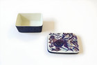 Royal Copenhagen Tenera Faience Bird Box Marianne Johnson Mcm 1950s Handpainted