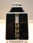 C 1930  Ronson amw ronson Delight The Mastercase   Chrom black Enamel very Rare