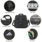 Fisher-price Madison Backpack Diaper Bag Black Crossbody Straps Changing Pad Nwt