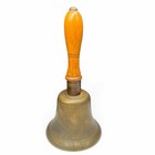 Wwii British Blitz London A r p Warden Brass Hand Bell Air Raid Bell Coa 10 5   
