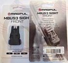 Mbus3 Black Sight Set Gen 3 Buis-front   Rear Flip Up Sights - Free Ship Usa 250