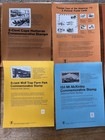 1972 Us Postal Service Stamp Flyers Original Posters Vintage