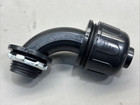  lot Of 7  Liquid Tight Connector 1 2    Npt Non-metallic Pvc 90 Degree Elbow