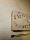 Antique South Whitehall Bnf  Association Marble Engraved Plaque Advertising Sign