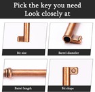 Universal Antique Brass Skeleton Keys - Ideal For Restoring Vintage Furniture
