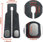 Car Headrest Hooks Purse Holder Bag Organizer 2 Pack Black