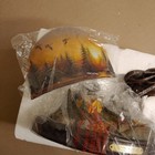 Rare Terry Redlin Warm Glow Accent Lamp  evening Solitude  2008 New Nib