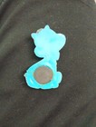 Vtg Blue Cat Magnet 