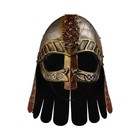 Norse Viking Helmet Medieval Warrior Costume Gear For Cosplay   Larp Events