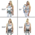 Organic Baby Carrier New Born To Toddler Infant   Child Carrier With Lumbar Supp