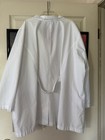 Landau White Lab Coat 3xl Unisex Adult Long Sleeve Button Closure