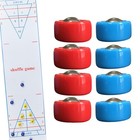 8 Pieces Mini Shuffleboard Pucks 0 75 Inch Shuffleboard Table Accessories