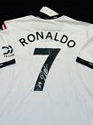 Cristiano Ronaldo Signed Manchester United Pro Style Soccer Jersey With Coa