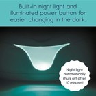 Hiccapop Baby Wipe Warmer And Baby Wet Wipes Dispenser With Changing Night Light