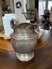 Antique Sterling Silver Classical Water Pitcher 8 1 2    4 3 4 Pints  672 Grams 