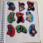 Vintage Sticker Album Puffy Scratch N Sniff Michael Jackson Halloween Gremlins