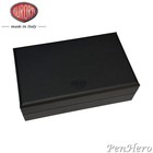 Aurora Optima Red Auroloide Chrome Plated Trim Fountain Pen Fine Nib