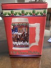 2003  Anheuser Busch  Ab  Budweiser Holiday Christmas Beer Stein Clydesdales Nib