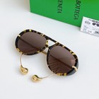 Bottega Veneta Bv1273 Women Sunglasses Tortoise Frame Brown Lens Designer W  Box