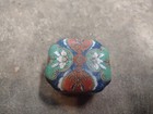 Japanese Signed Porcelain Imari Trinket Box Floral Decoration