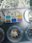 2008-s 5 Piece Silver Quarter Proof Set Pcgs Pr69dcam 