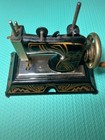 Casige Toy Sewing Machine No  1015 Hand Painted Designs Germany Hand Crank Vtg