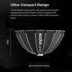 Godox Qr-p150t 150cm 59in Quick Release Parabolic Softbox Professional Fold Jxtz