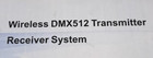 Wireless Dmx512 Transmitter Receiver System