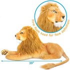 Lasodo The Lion   39 Inch Stuffed Animal Plush   By Tigerhart Toys