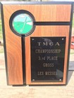 Retro Golf Vintage Trophy Wall Plaque Office Decor  Inscribed Tmga Championship