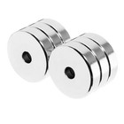 1 X 1 4 Inch Strong Neodymium Rare Earth Countersunk Ring Magnets N42  6 Pack 