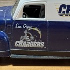 Vintage San Diego Chargers Die Cast Bank W key 1995 Ertl Replica 1951 Panel Van