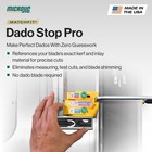 Microjig Grr-ripper Mf-1004 Match Fit Dado Stop Pro  Yellow 1 2in 