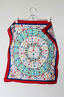Vtg Nautical Anchor Bandana Scarf Red Enamel Earrings Accessory Lot 50s Style
