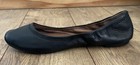 New Lucky Brand Leather Black Flat Shoes Size 7 5 M