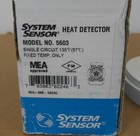 1 Nib System Sensor 5603 Heat Detector 135 Degrees F Fixed Temp  7 Available 