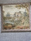 Vintage French Tapestry Stunning Woven Textile Art Wall Hanging 3x3 High Quality