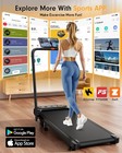 3 5hp 4in1 Foldable Treadmill For Home W 10  Incline Led Electric Running Joggin