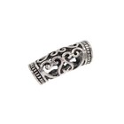 10pcs Silver Hair Beads For Dreadlocks Cuff Tube Clip Hair Rings For Braiding