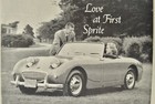 1961 Austin-healey Sprite Roadster Magazine Ad Nice Original 61