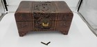 Vintage Asian Hand Carved Nautical Ship Camphor Wood Storage Chest Box Hong Kong