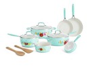 The Pioneer Woman Nonstick 12 Piece Set Ceramic Breezy Blossom Cookware