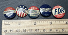 5 Different Vintage Roosevelt Campaign Pin Buttons M56