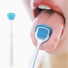 1pc Stainless Steel Tongue Scraper Oral Care Cleaner Bad Breath Remover Tool