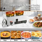 2 7 4qt Pot Soup Warmer Commercial Soup Station Kettle Warmer Bain Marie