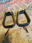 Rawhide Western Stirrups Great Looking Working Saddle Tack Free Shipping