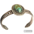 Spectacular Vintage Navajo Royston Turquoise Sterling Silver Bracelet