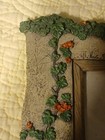Vintage Cat By The Window Ledge Flowers 3d Resin Picture Frame 3x5 Photo   