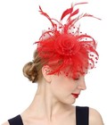 Fascinators Hat For Women Tea Party Headband Kentucky Derby Wedding Flower Co   